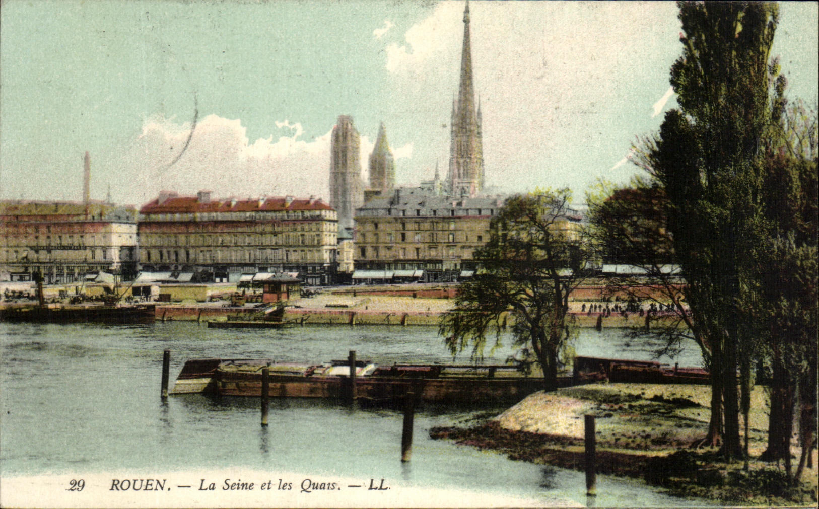 CPA Rouen the Seine And Quays