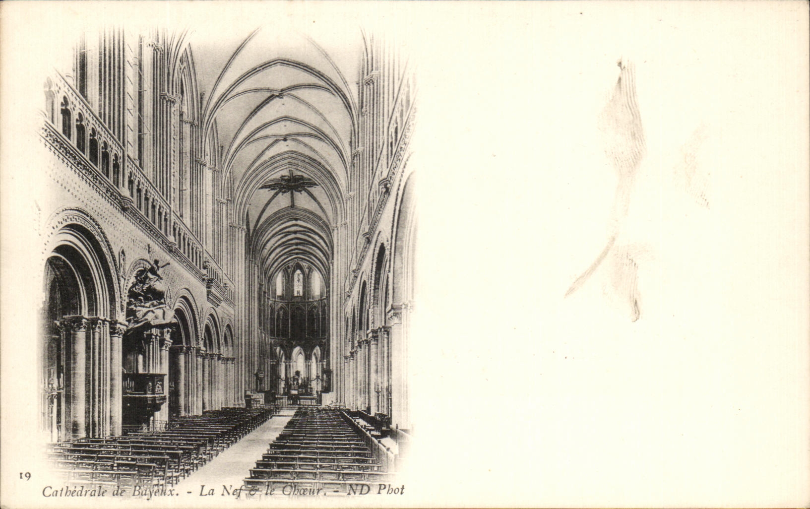 CPA Cathedral Of Bayeux el estribillo del cubo