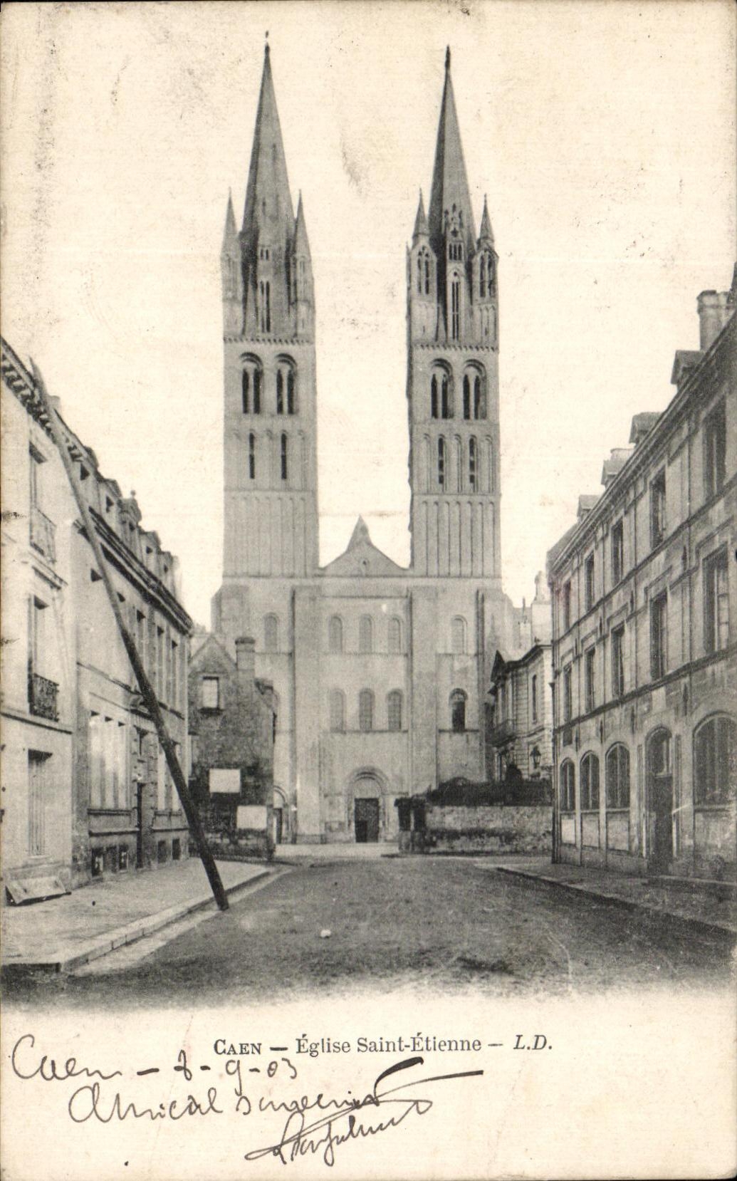 Iglesia Saint-E'tienne de CPA Caen
