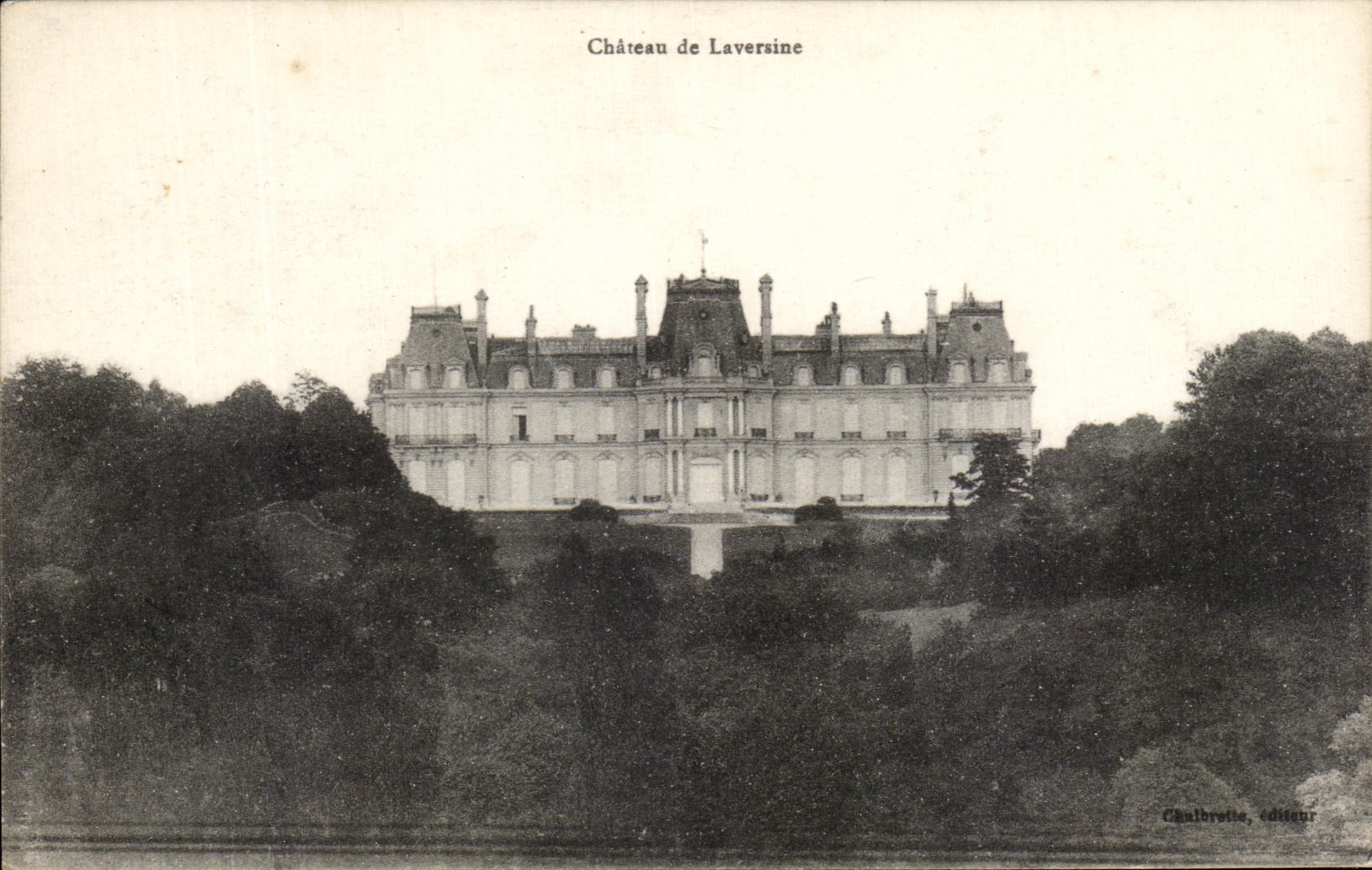 CPA Castle of Laversine