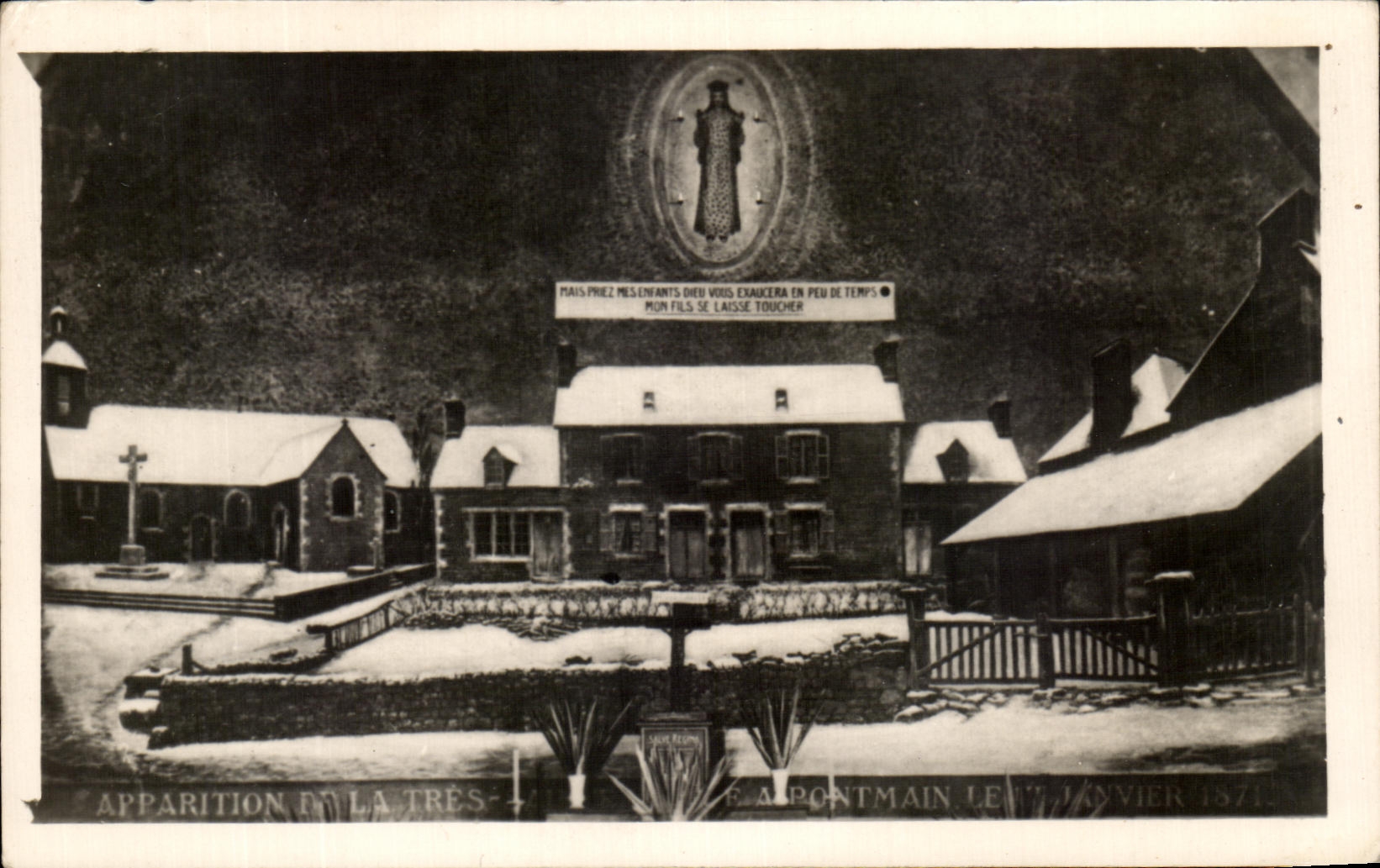 CPA Appearance of Very Sainte Virgin the pontmain