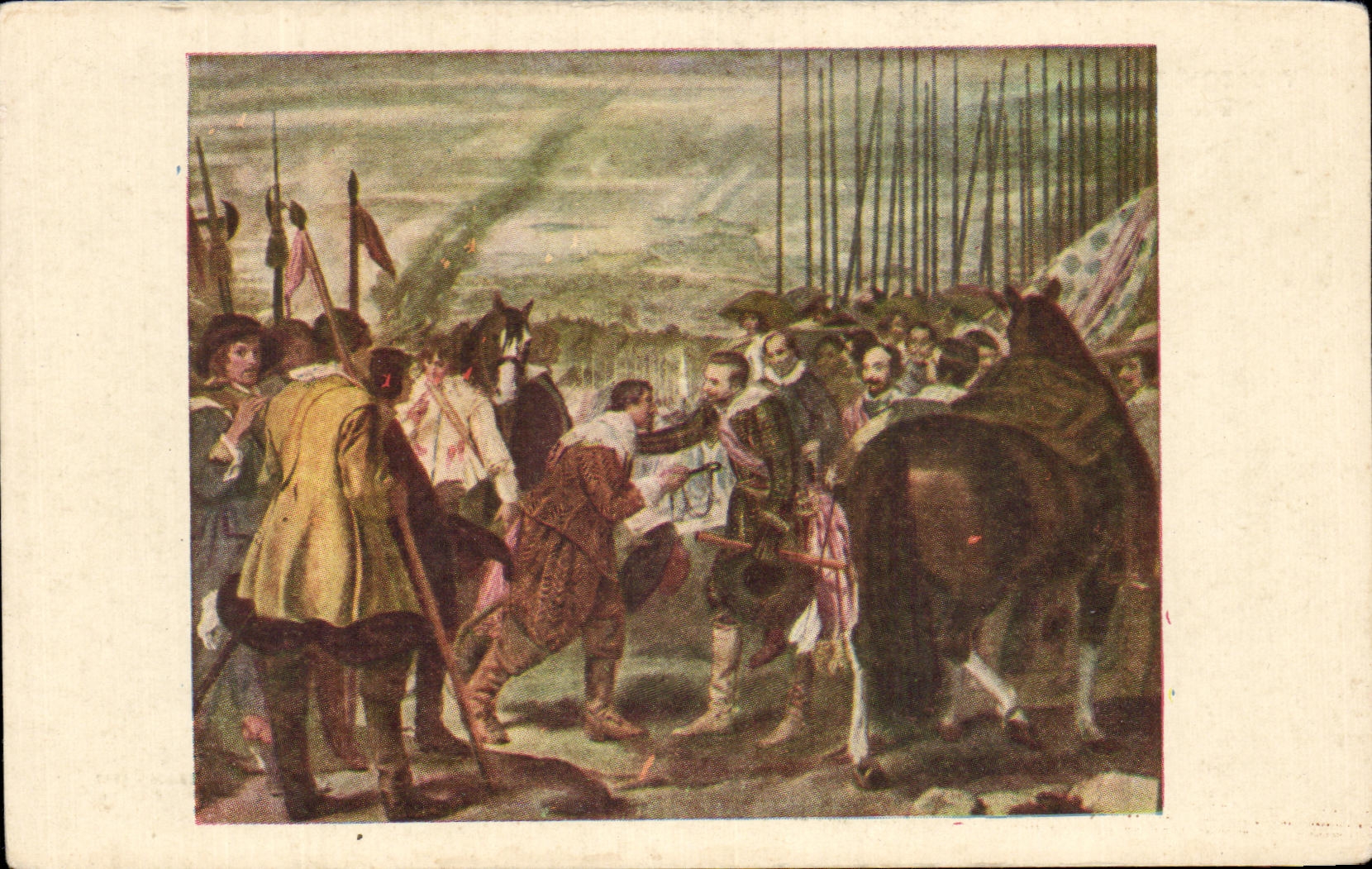 CPA Velazquez Las Lanzas Museo del Prado 1172