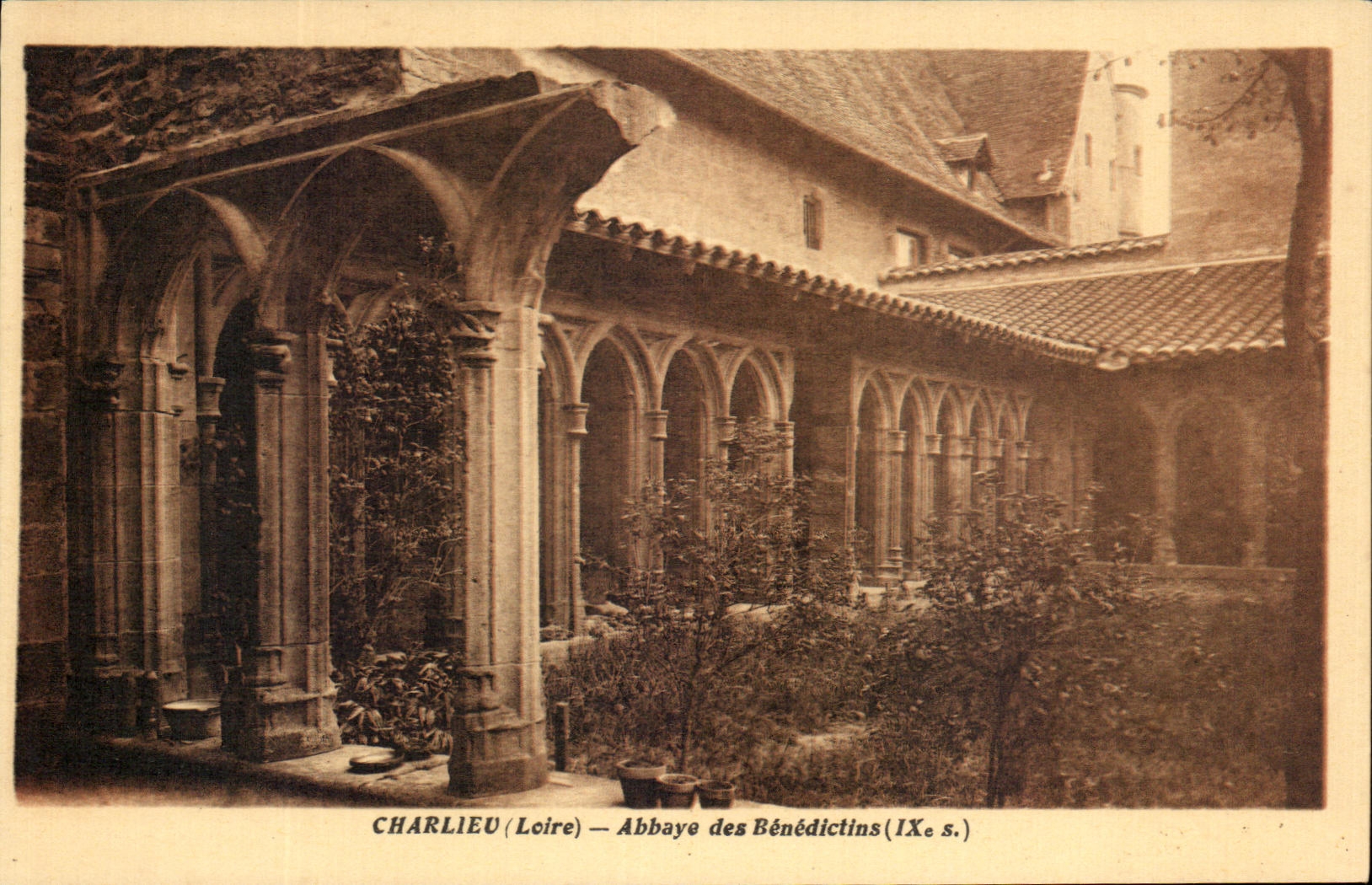 CPA Charlieu Abbey Of the Benedictines