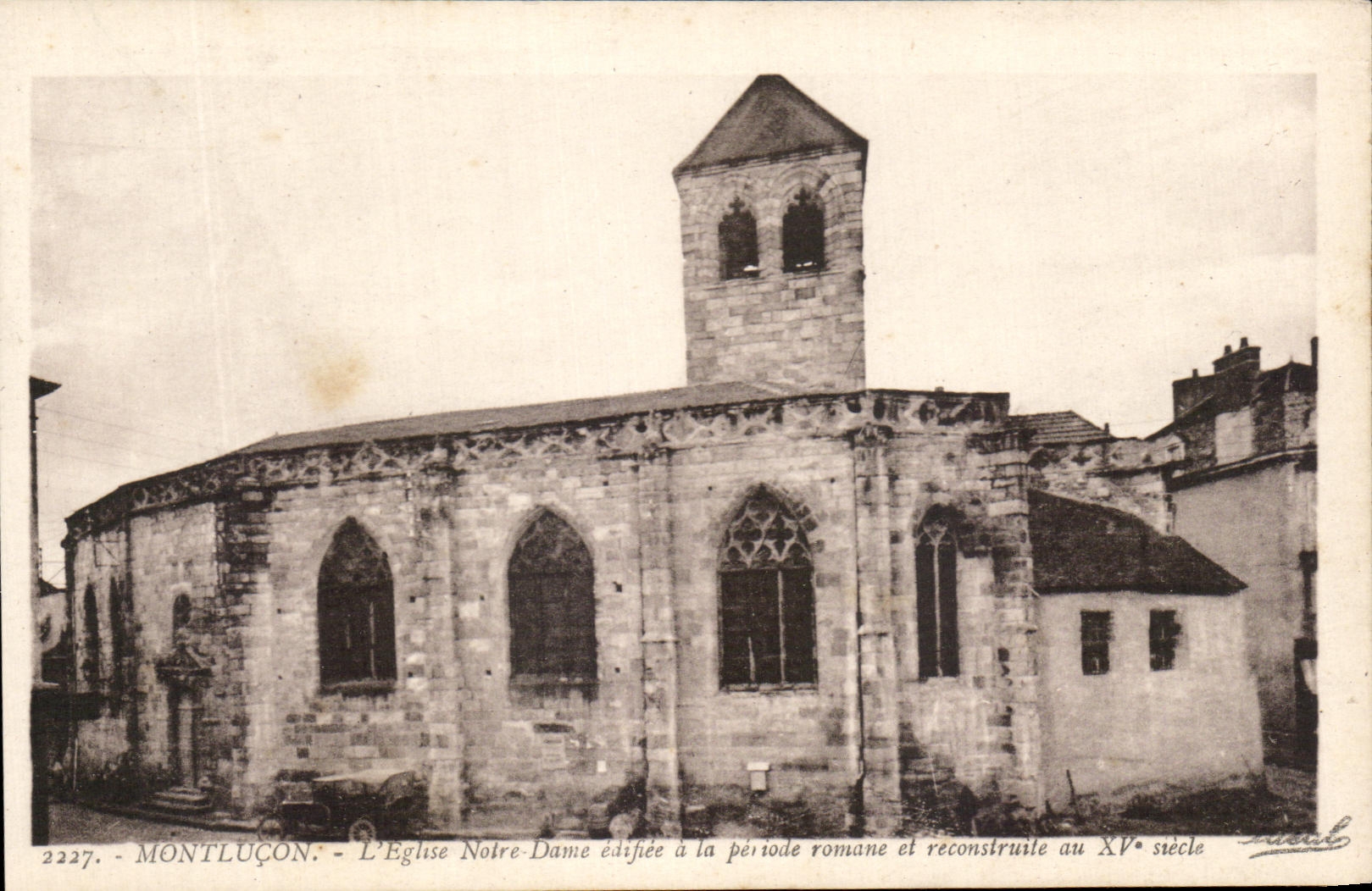 CPA Montlucon L'Eglise Notre Dame 
