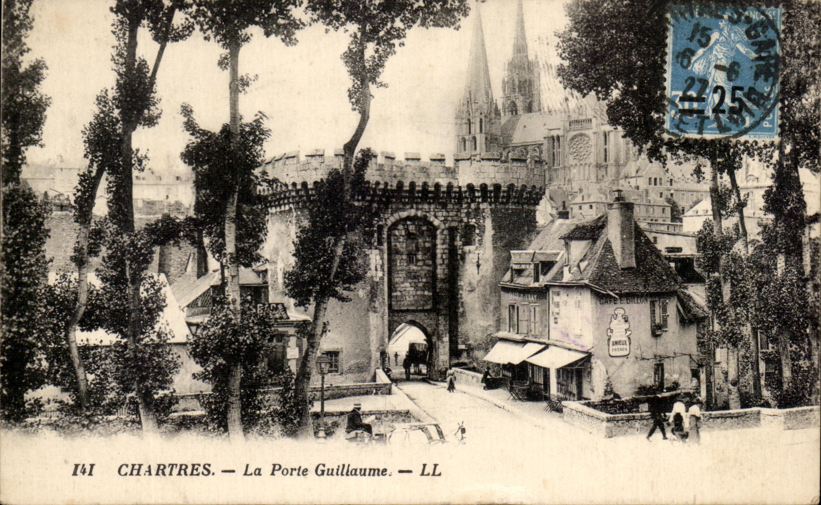 CPA Chartres the Guillaume Gate