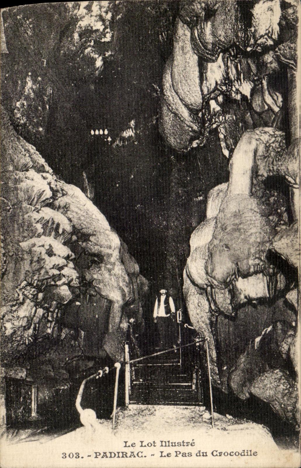 CPA the Batch Illustrates Padriac the Step Of the Crocodile