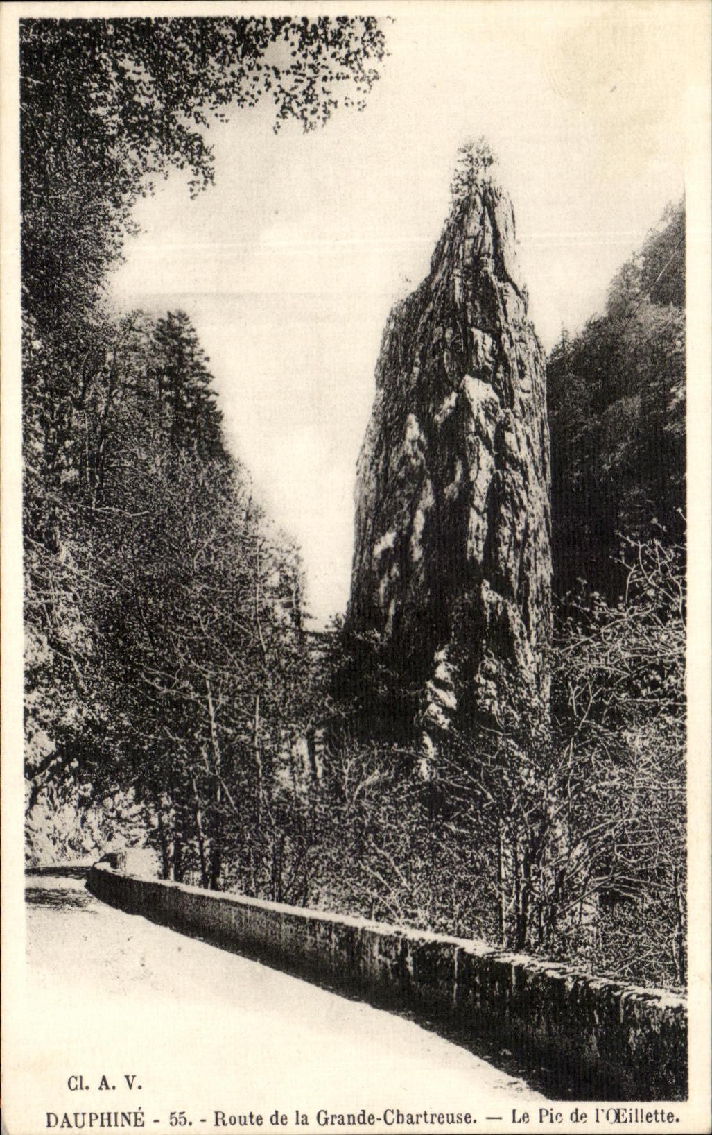 Camino de Dauphine CPA de chartreuse grande