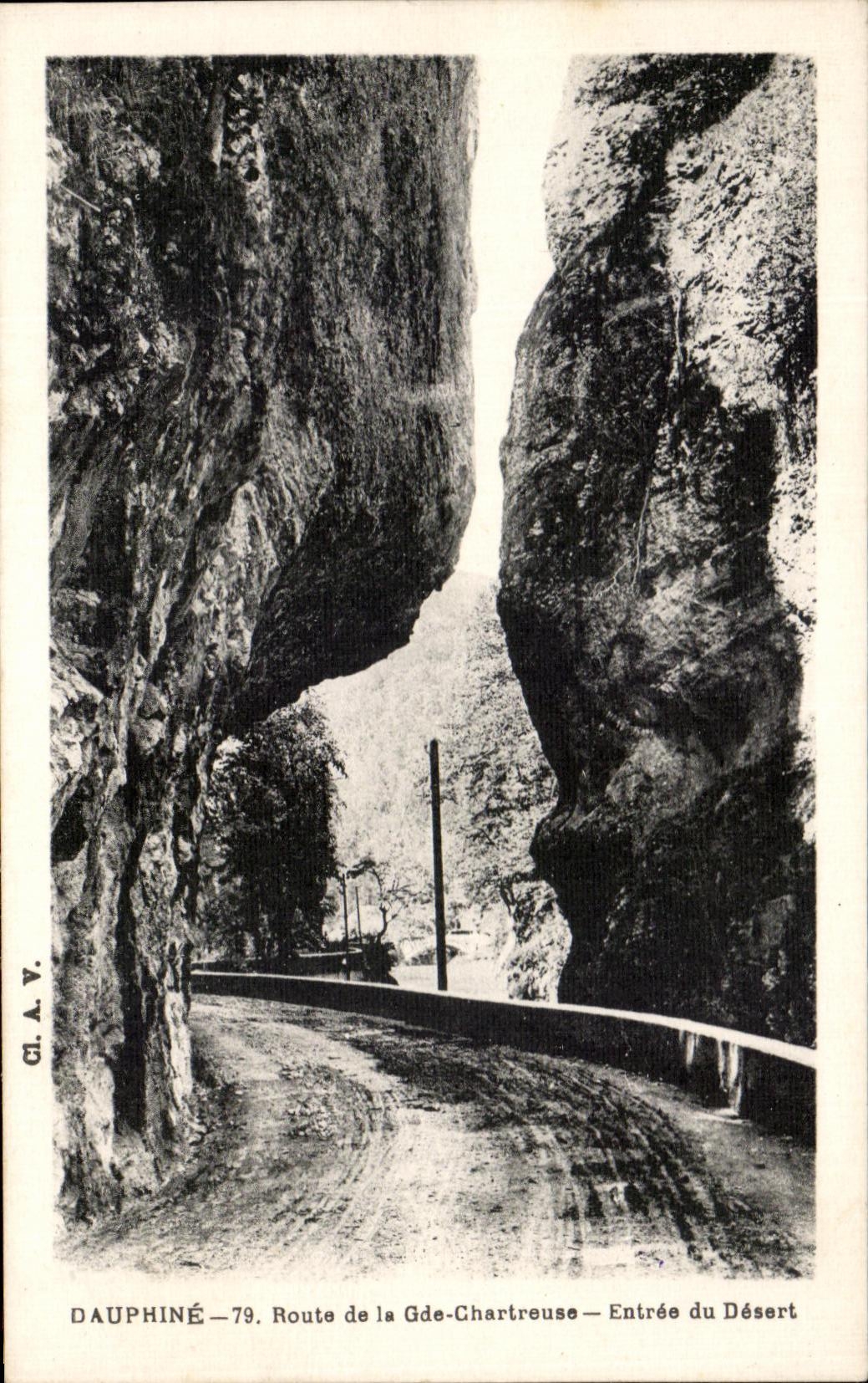 Camino de CPA Dauphine de los servicios chartreuses de Of de la entrada de Gde