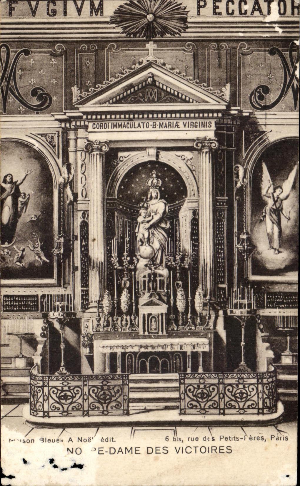 CPA Notre Dame Of las victorias de Paris