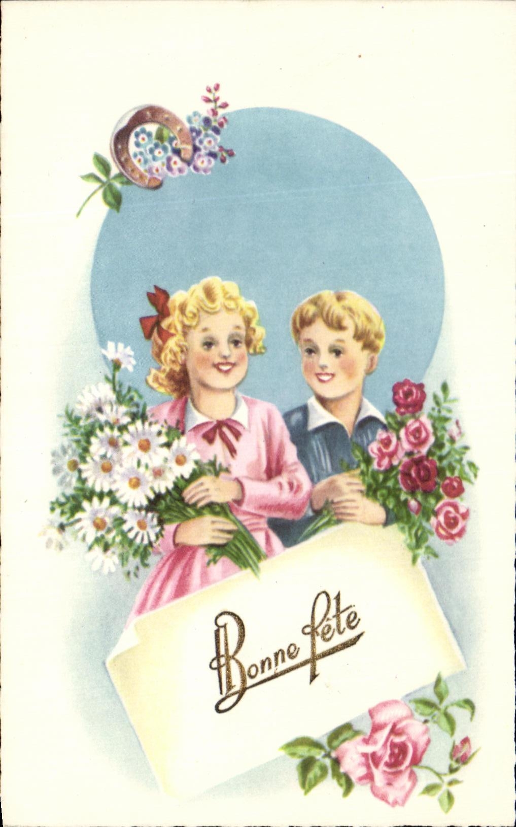 CPA Bonne celebra a ninos