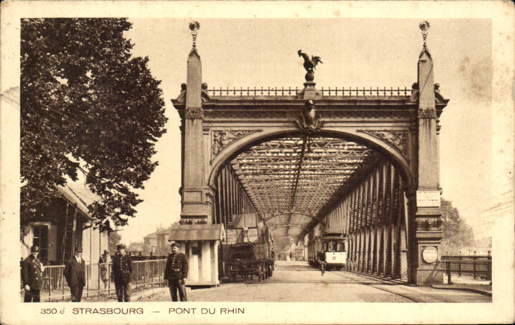 CPAStrasbourg Bridge Of the Rhine