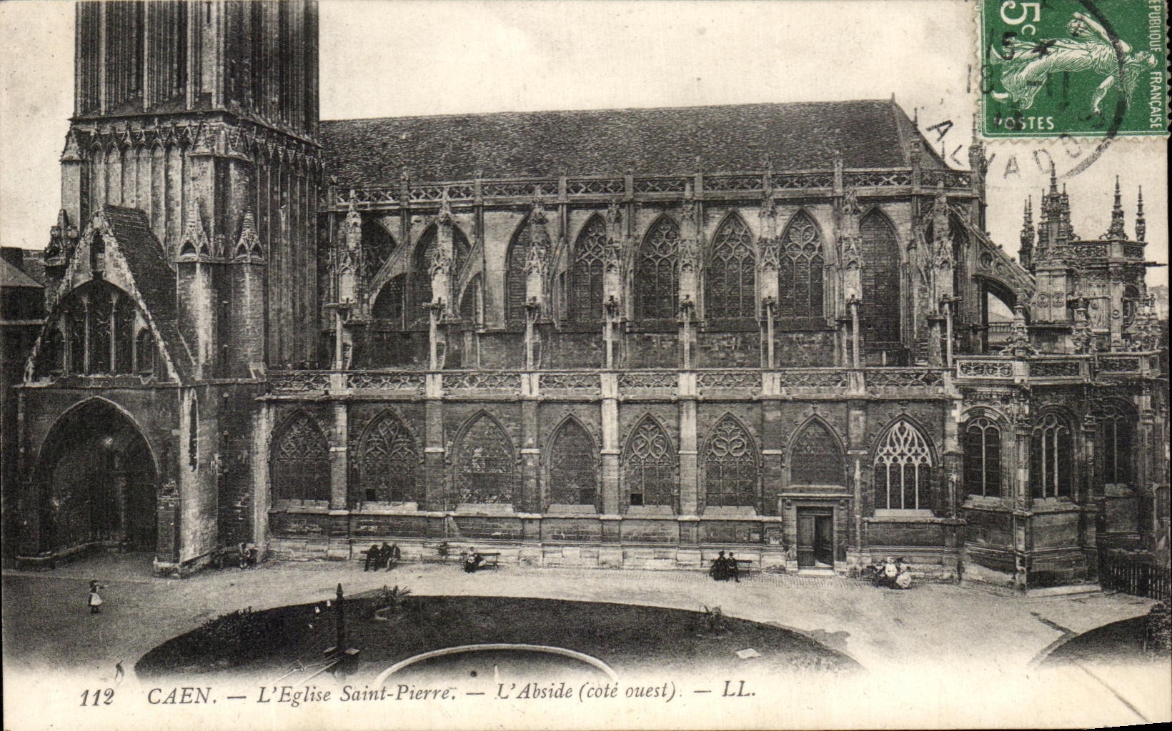 CPA Caen el Saint Pierre de la iglesia el Apse