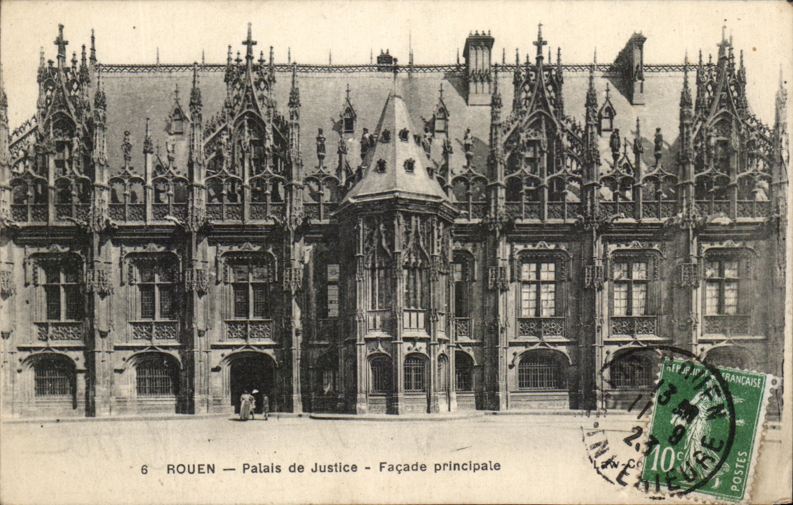 CPA Rouen Law courts Principal Frontage