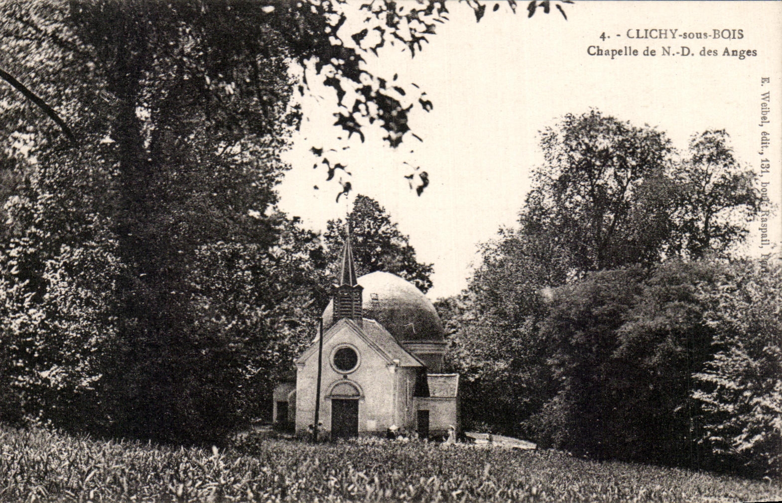 CPA Clichy Under Wood Vault Of Angels