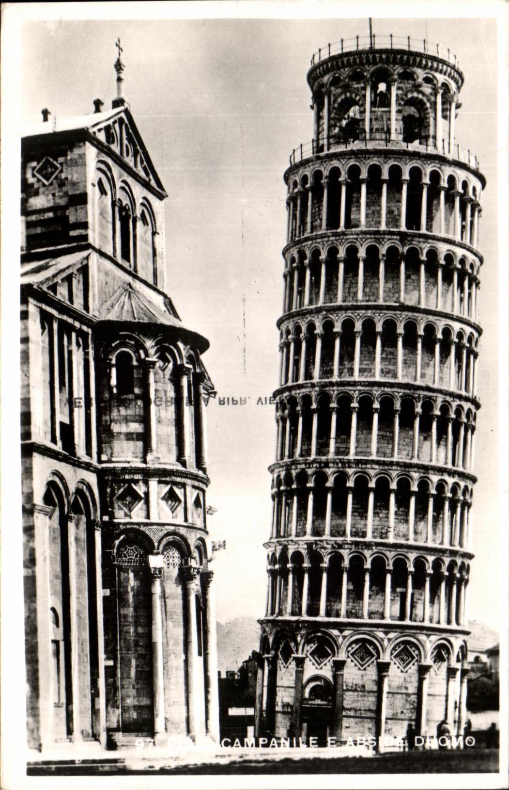 CPA pego el EL Domo de la Campana-torre