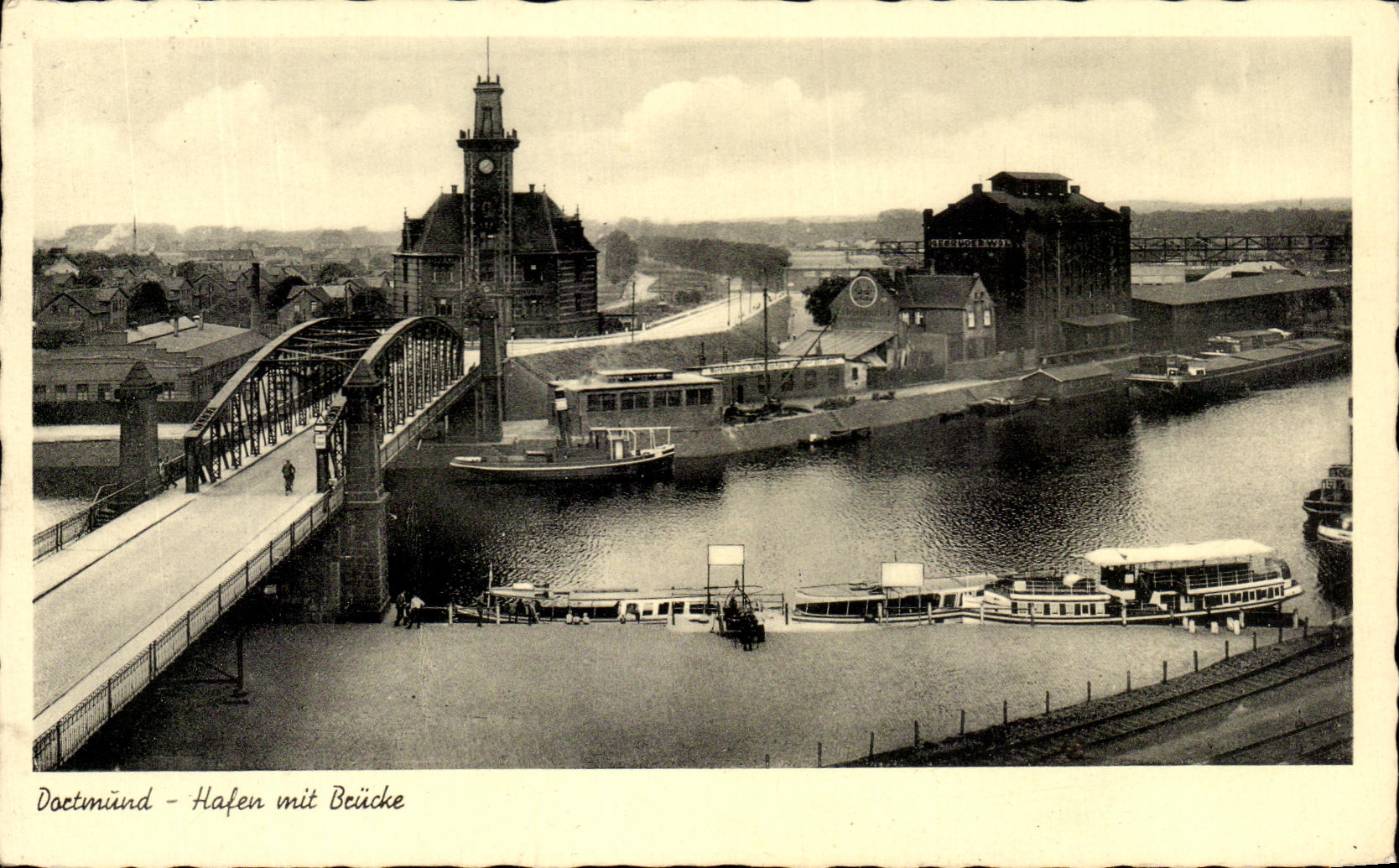 CPA Dortmund Haffen put Brucke Bateau