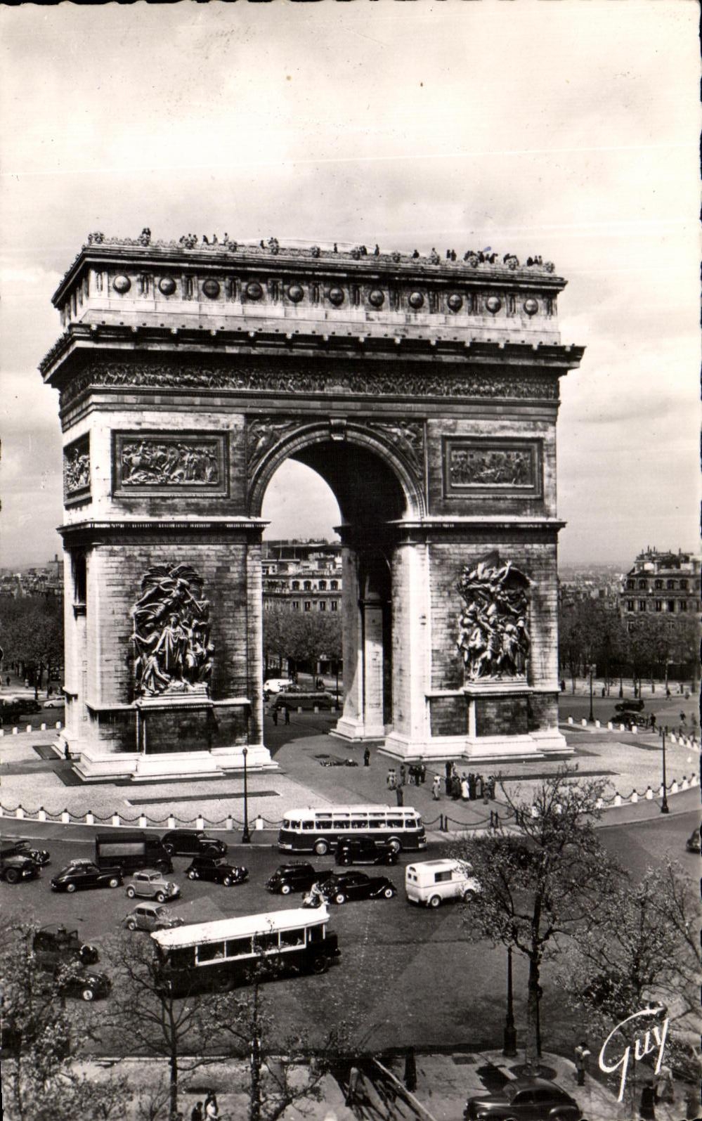 CPA Paris and Its Wonders Arc de Triomphe of Etoile