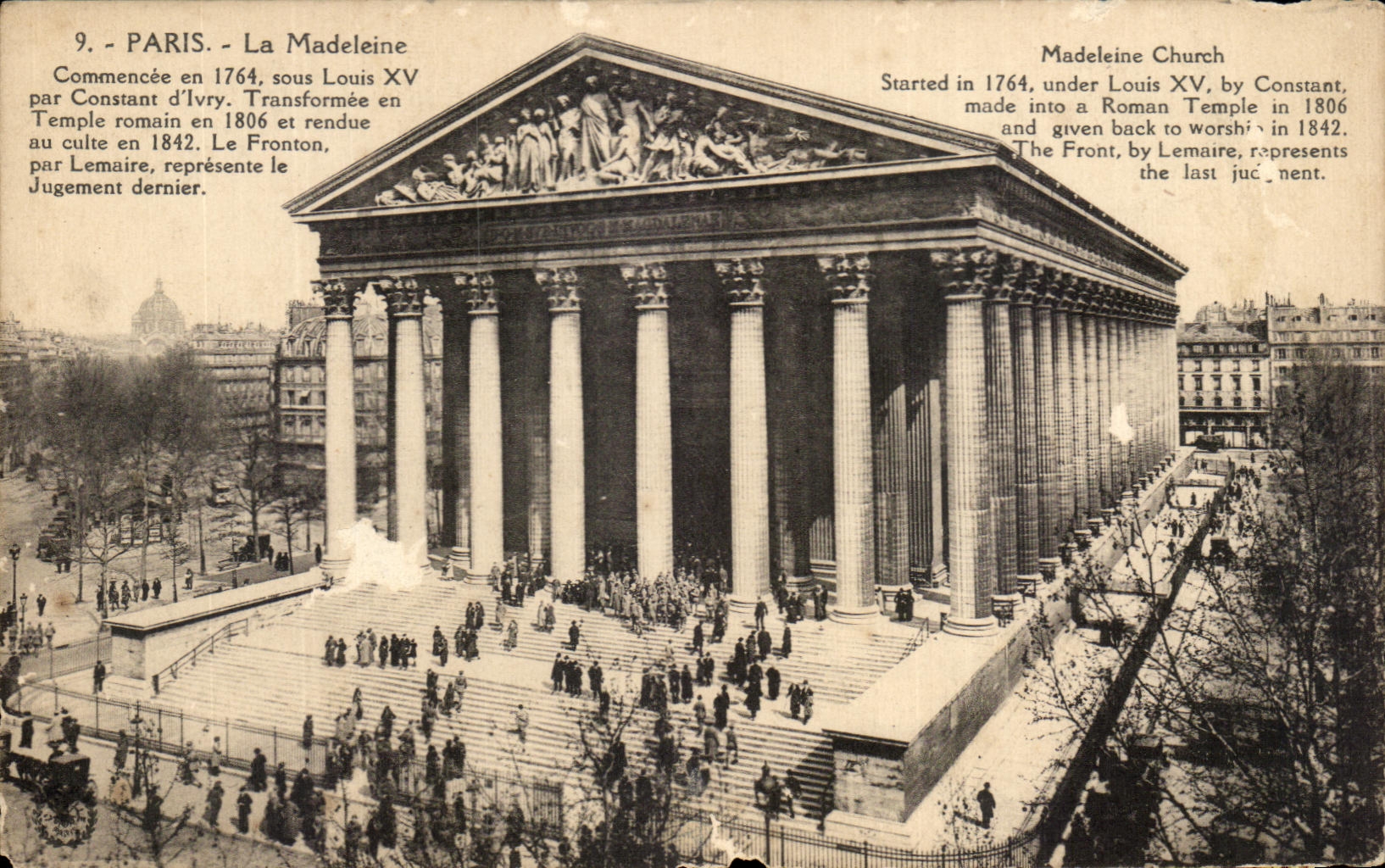 CPA Paris the Madeleine