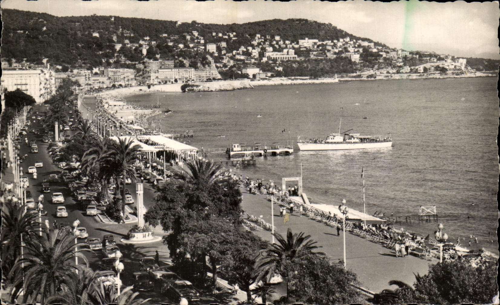 CPA la dimension Of Niza Promernade azul Of el ingles