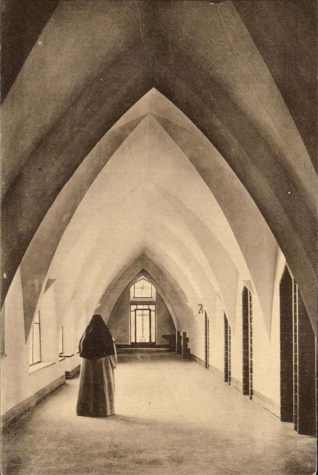 CPA Cloister Of the monastery Abbey ND of Clairefontaine Bubble