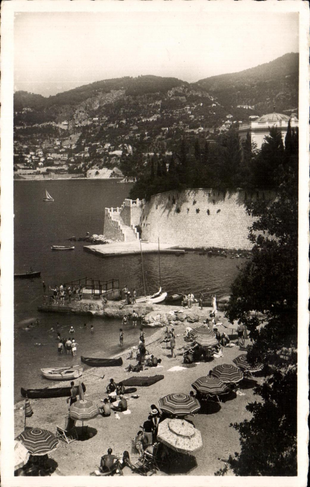 Cabo Ferrat de Jean del santo de CPA Beach Of pasable