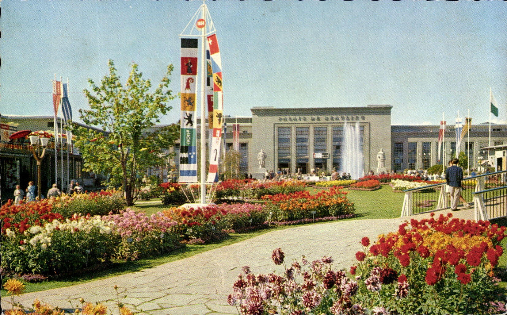 CPSM Foire nationale de Lausanne