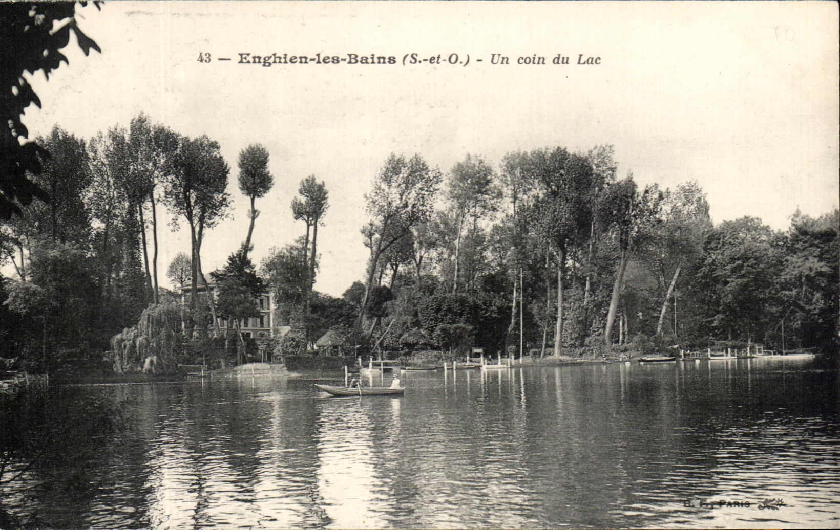 CPA Enghien Les Bains a corner of the lake
