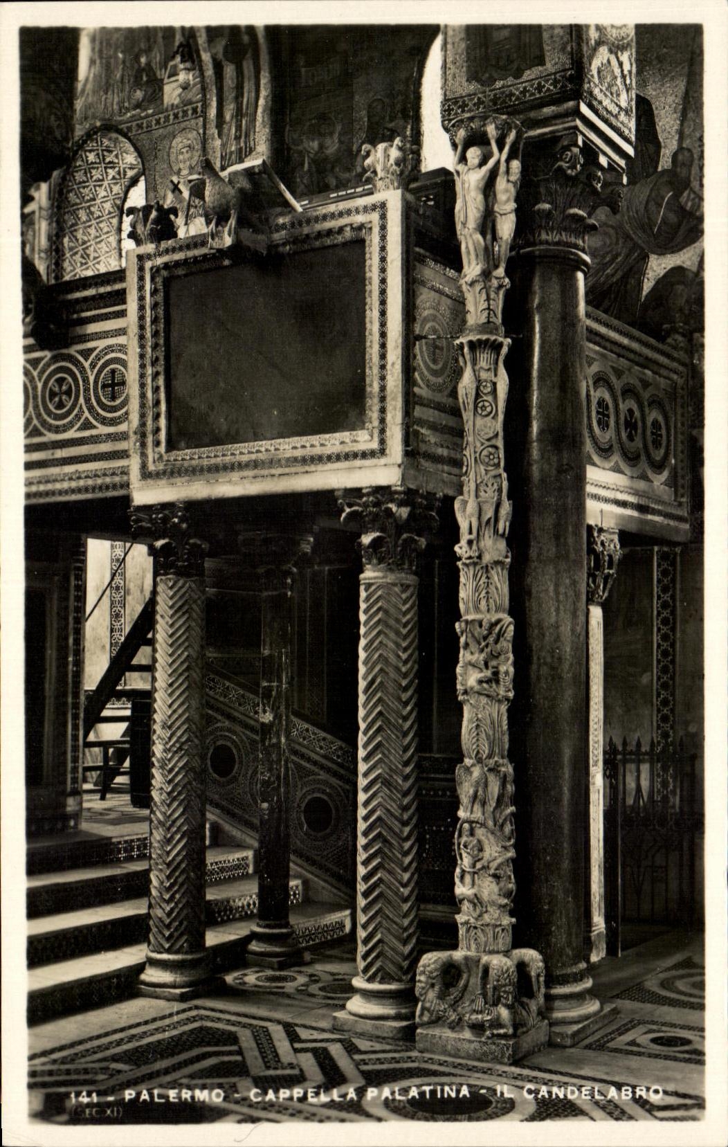 CPA Palermo Cappella Falatina el Candelabro