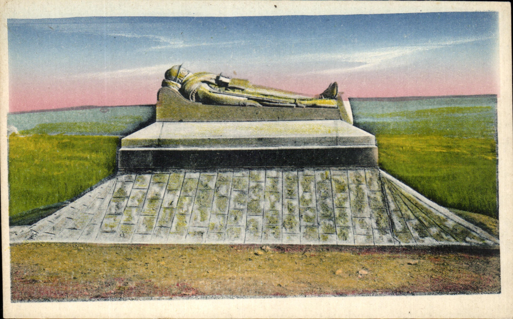 CPA Douaumont the Soldier of Right Militaria