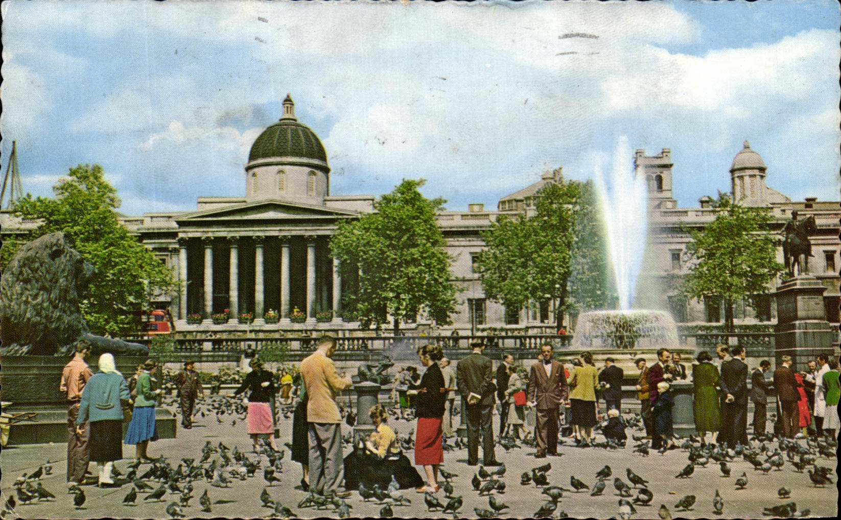 CPA Trafalgar Public garden and London National Gallery