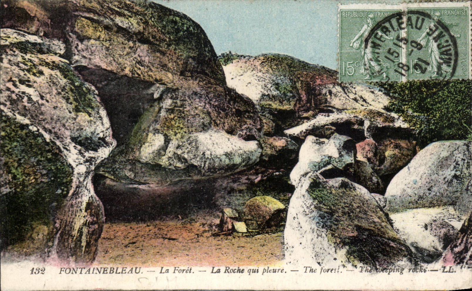 CPA Fontainebleau the Drill the Rock Which Cries