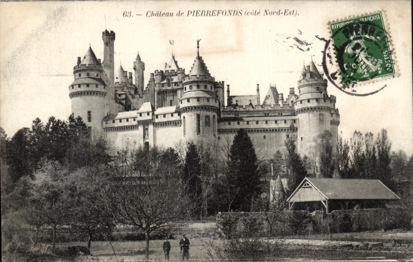 Castillo de CPA de Pierrefonds