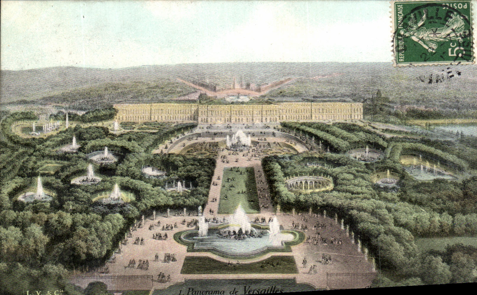 CPA Castle of Versailles