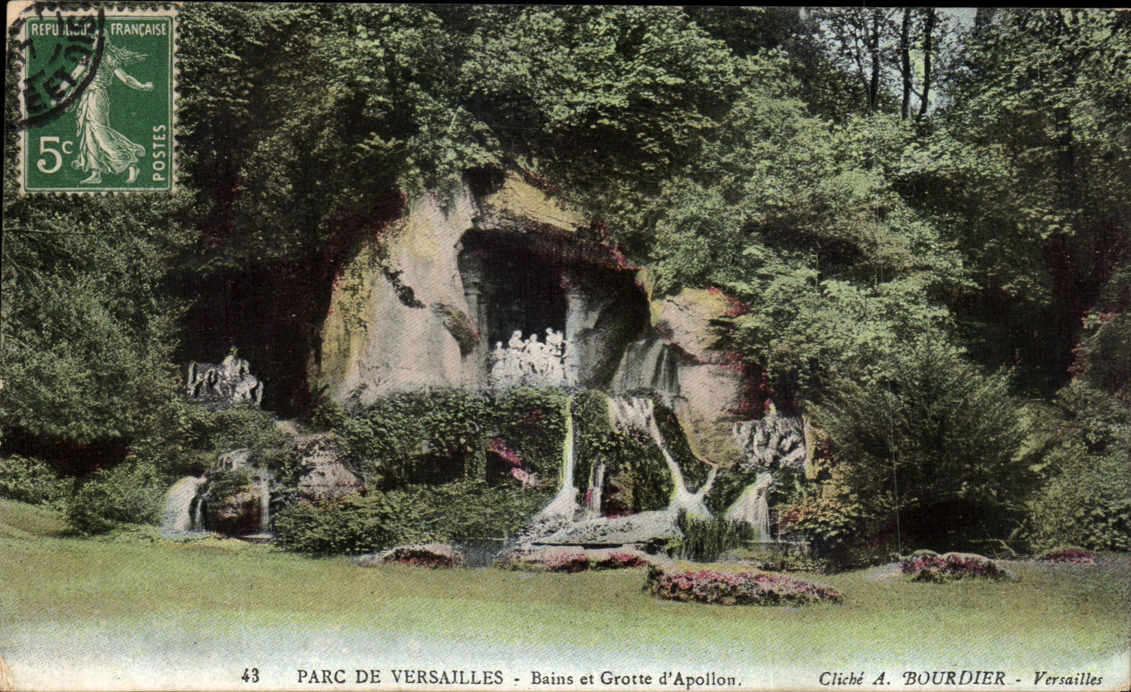 CPA Park Of Versailles Baths and Cave of Apollo