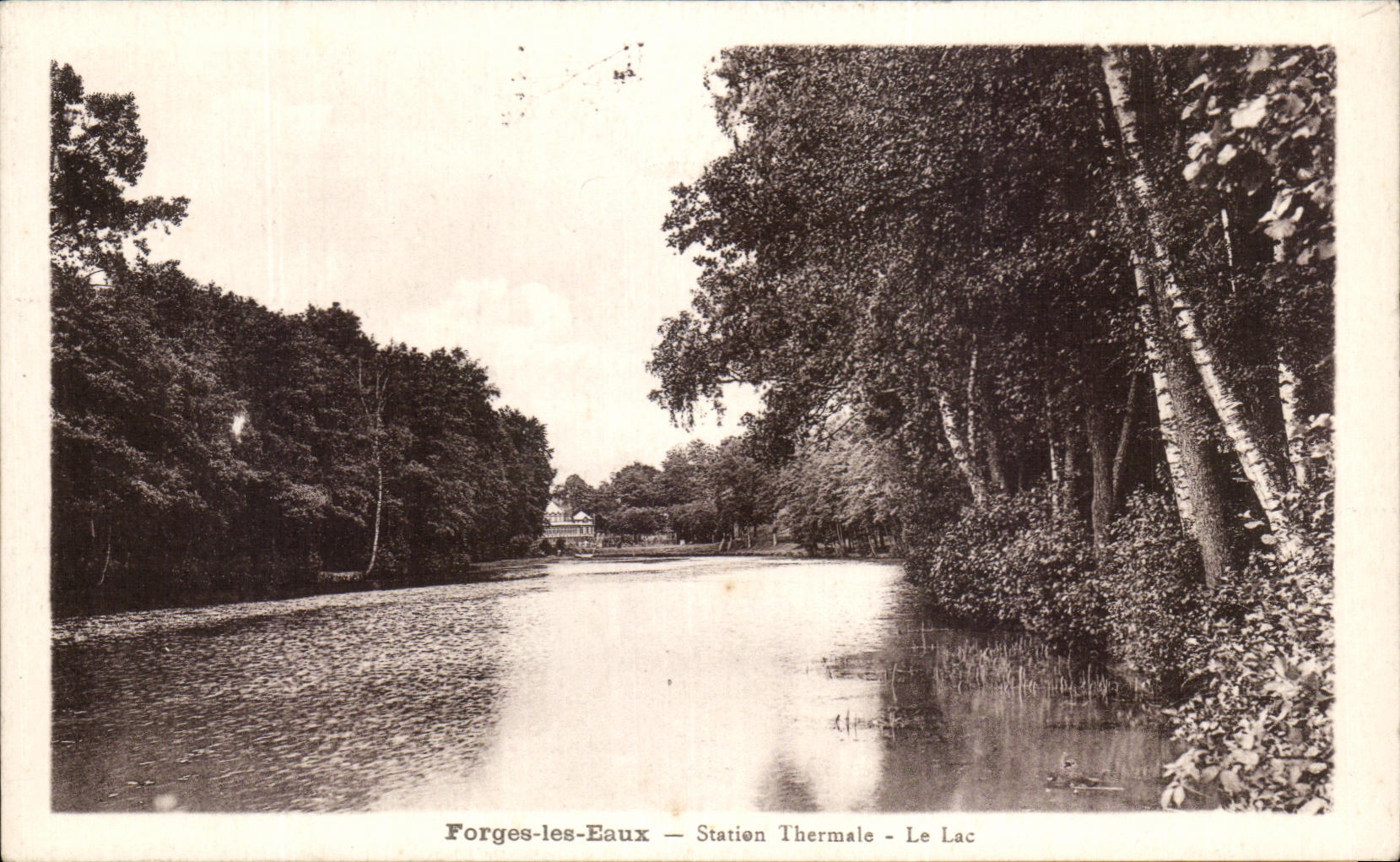 CPA Forging mills Water Thermal spa the lake