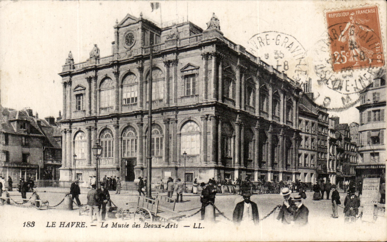 CPA Le Havre the Museum of Beautiful arts