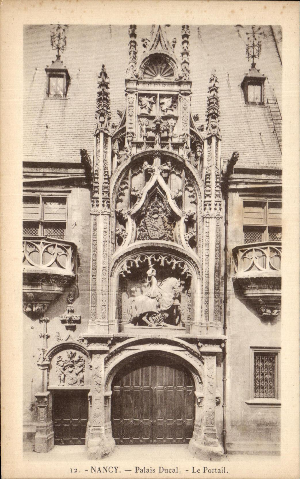 CPA Nancy Palais Ducal Le Portail