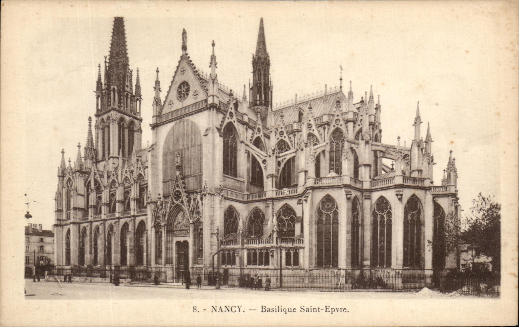 CPA Nancy Basilique Saint Epvre