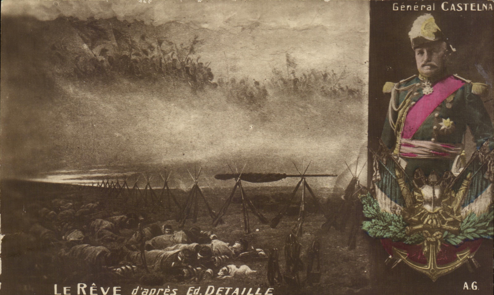 CPA the Dream D' Detailed Anres General Castelnau militaria