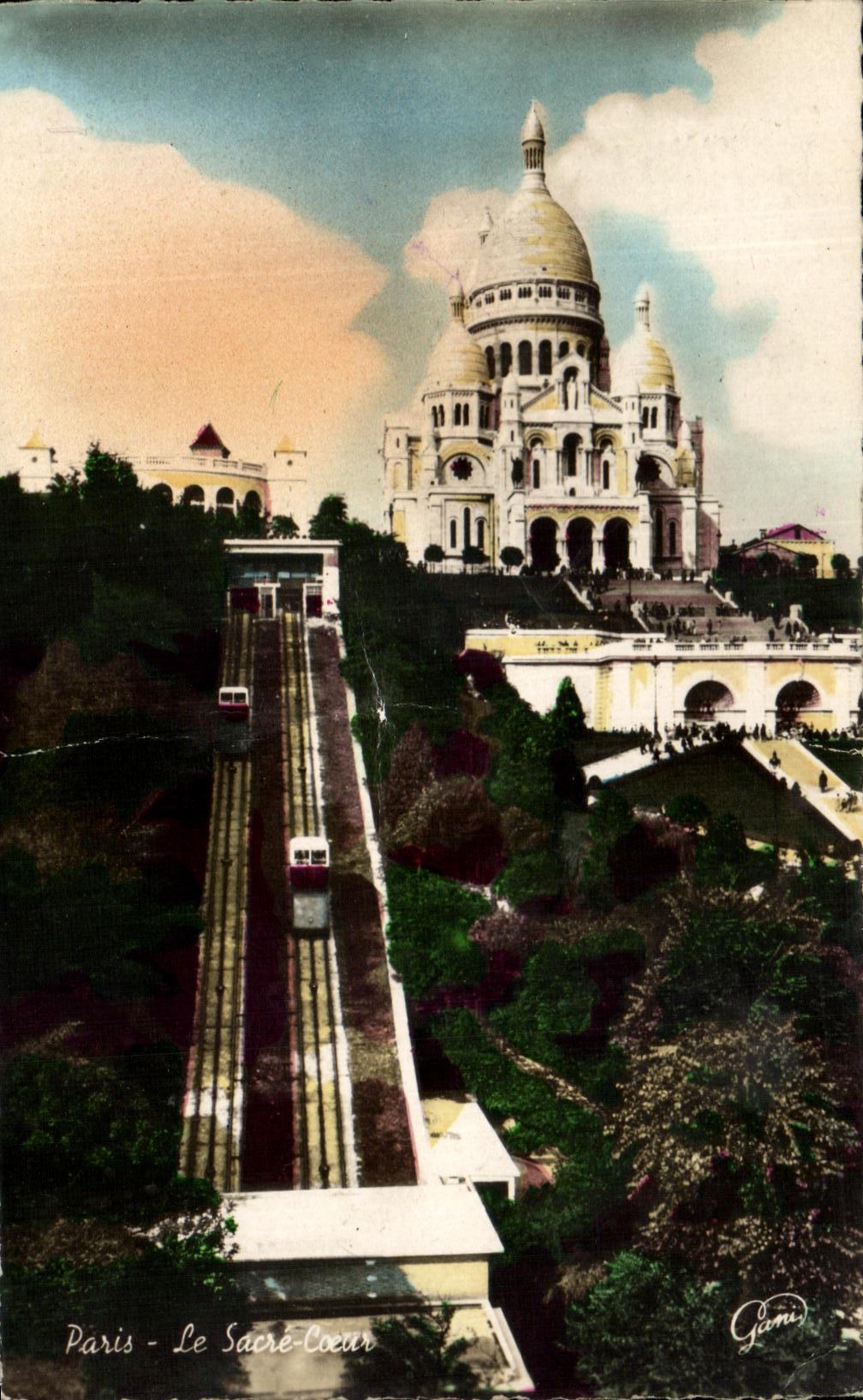 CPA Paris the Sacring Montmartre Heart