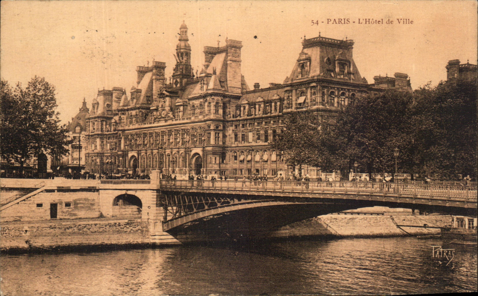 CPA Paris the Town hall