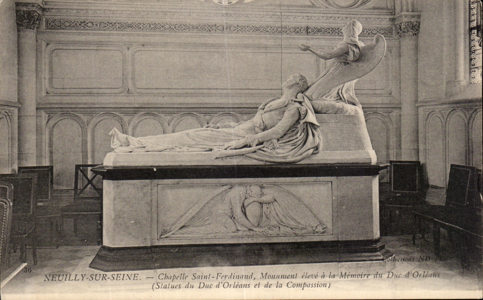 CPA Neuilly Sur Selne Chapelle Saint Ferdinand Monument eleve a la memoire du duc d'orleans 