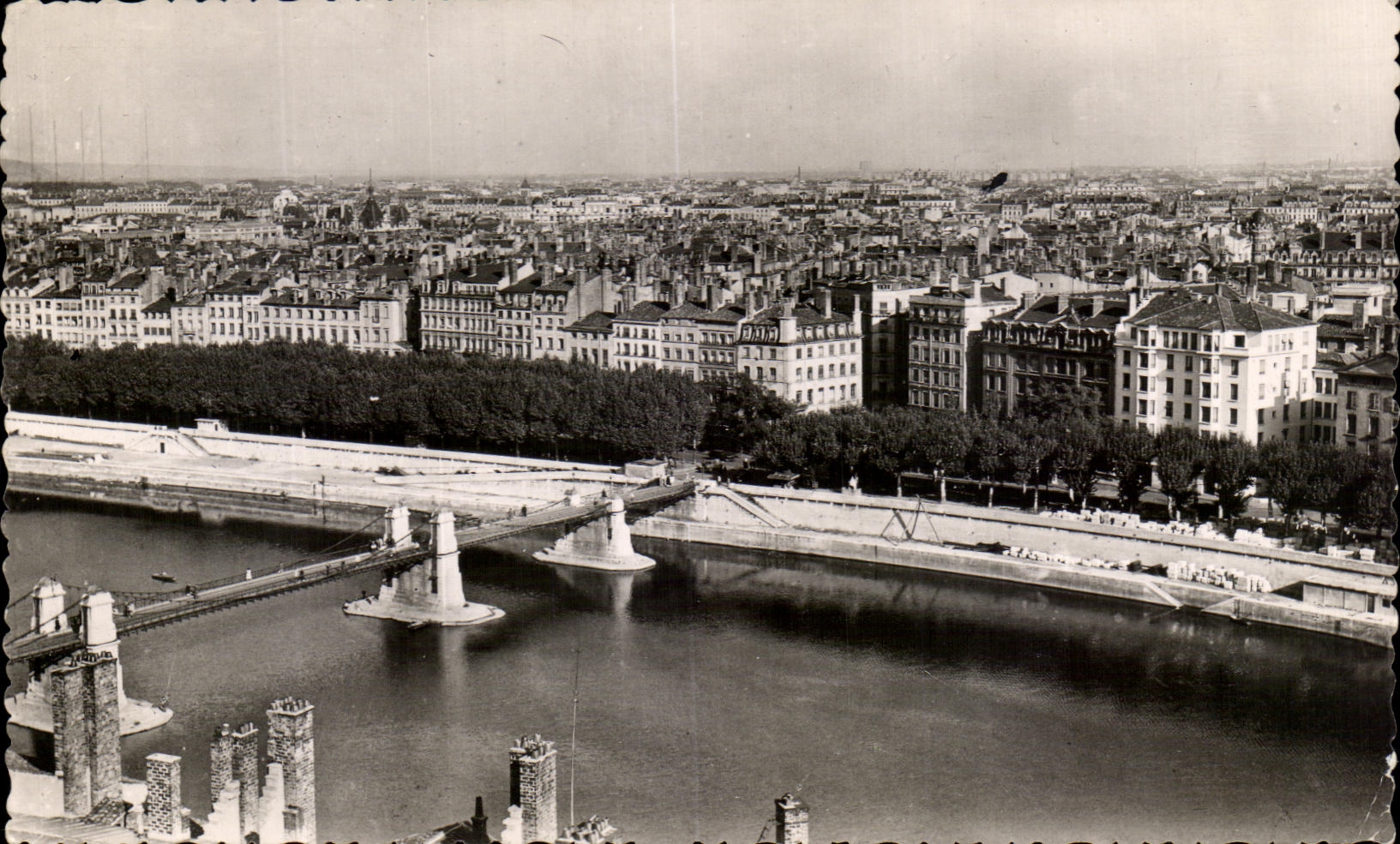 CPA Lyon Bridge Of Palals Of justice