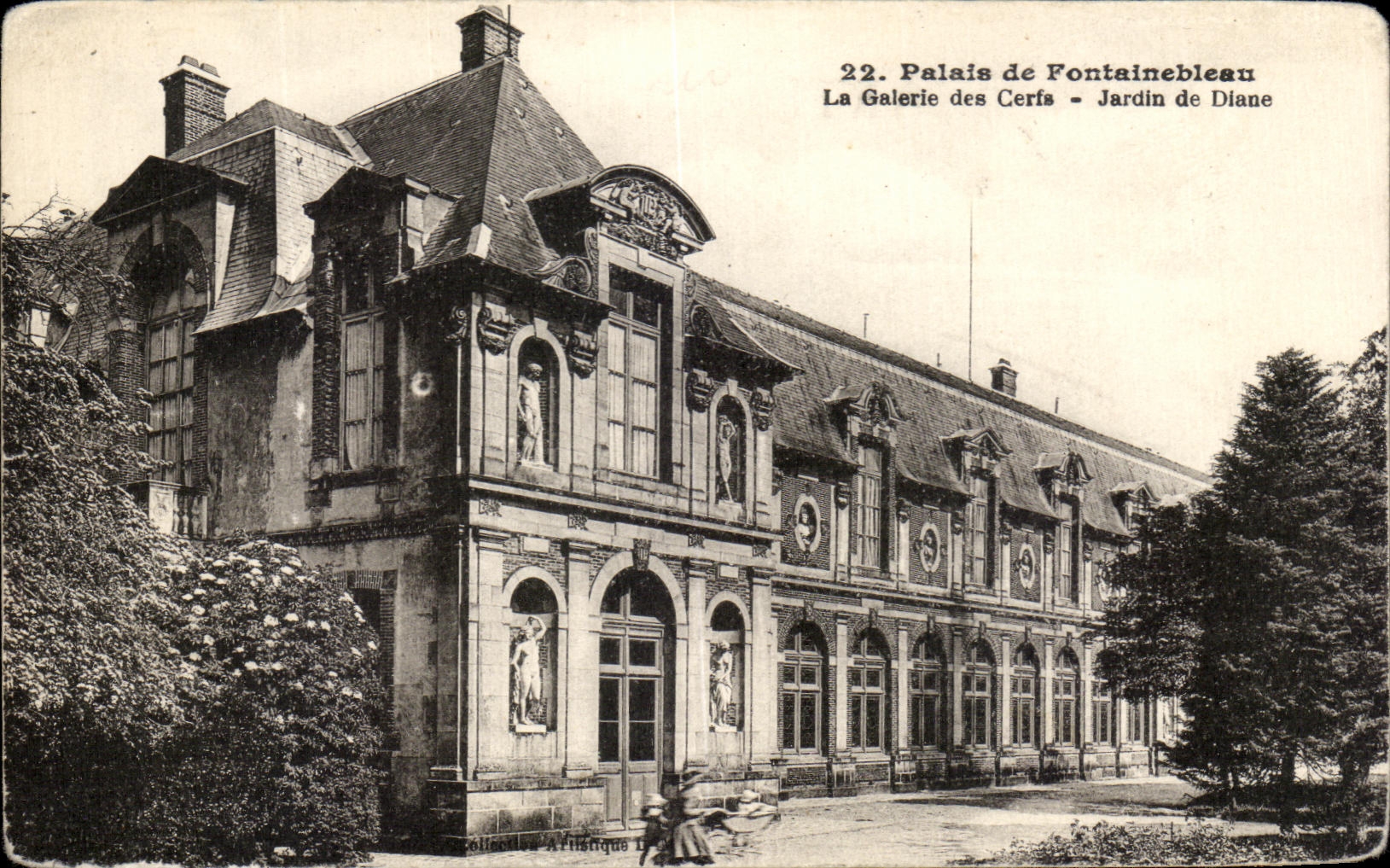 Paladar de CPA de Fontainebleau Galerle del jardin de los machos de Diane