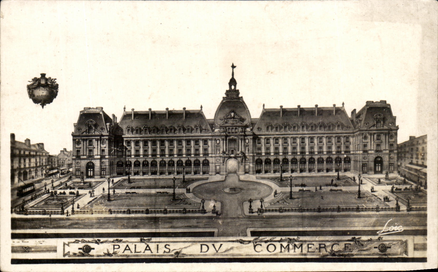 CPA Rennes Palais du Commerce