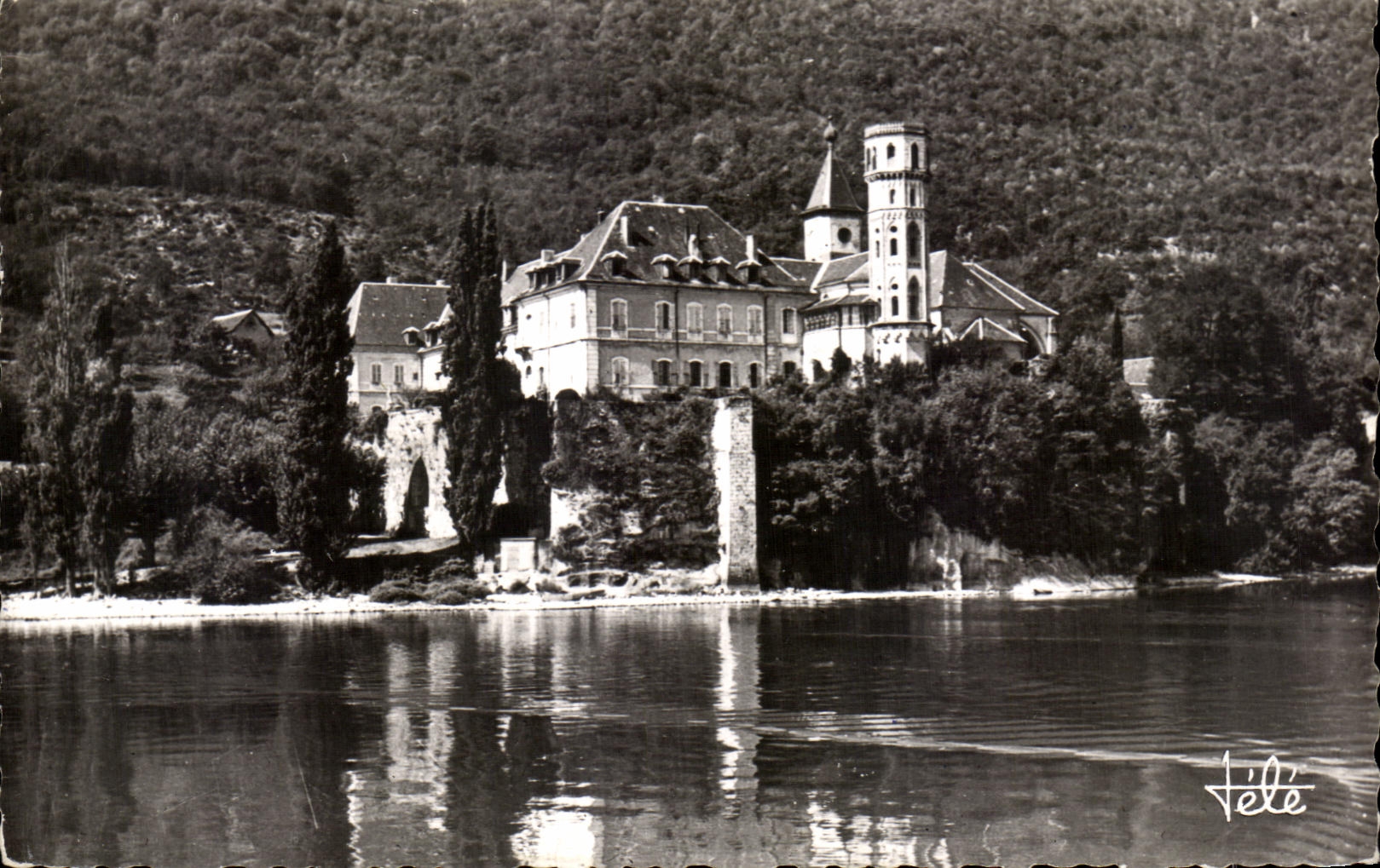 CPA Lake Of Le Bourget Abbey D' Hautecombe Founded by St Bernard