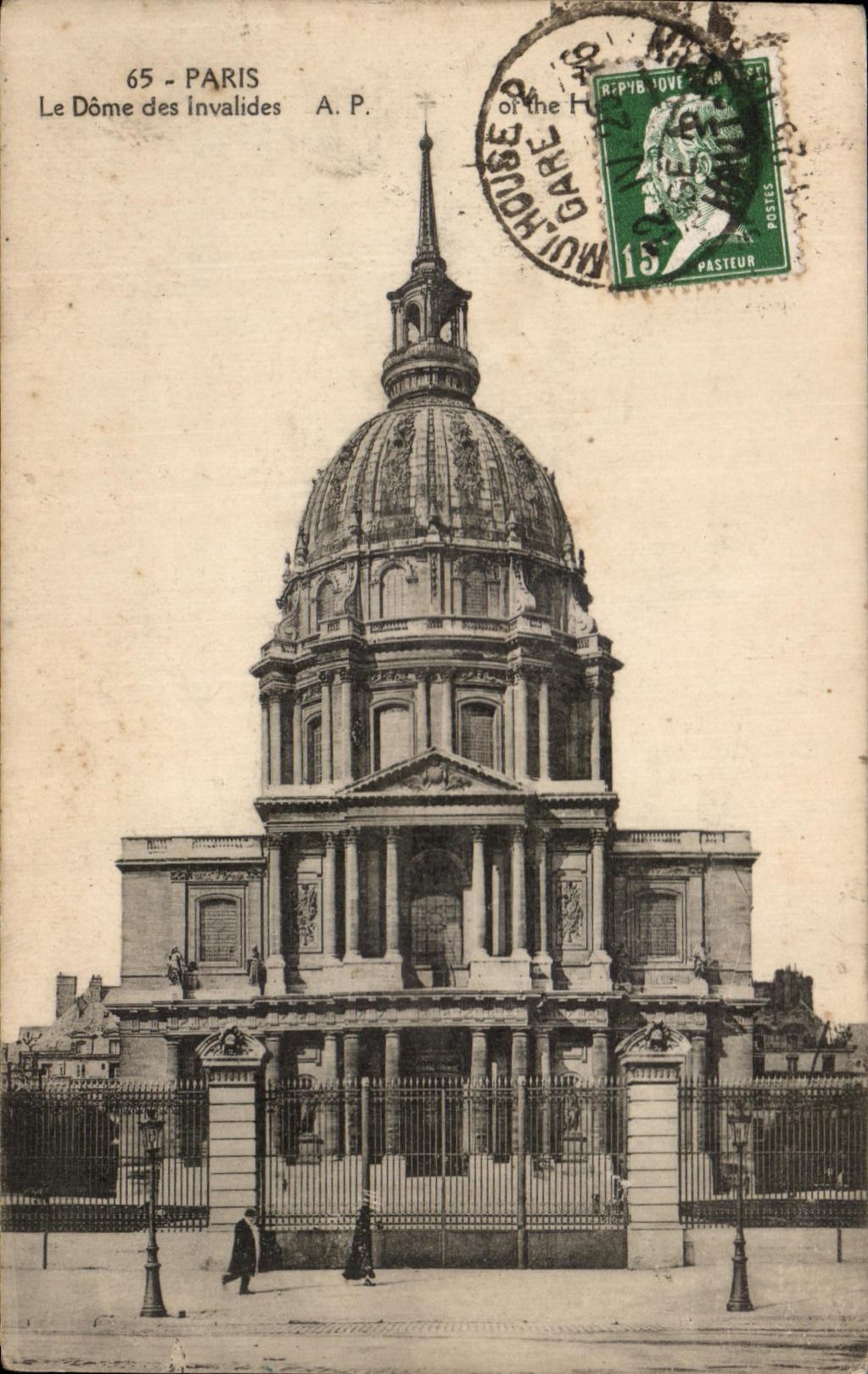 CPA Paris the Dome of Invalides