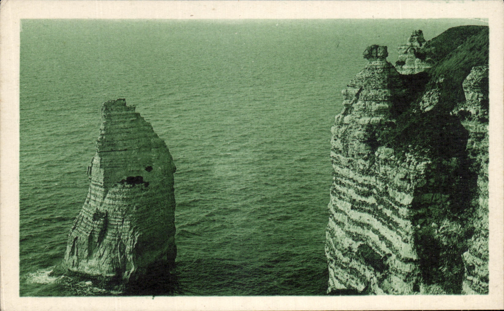 CPA Henri Basuyau Printer Street Of Regans Toulouse green Camaieu