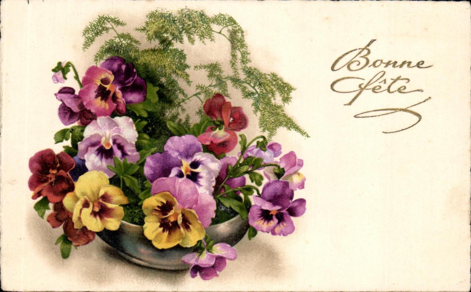 Flores de la Feliz Ano Nuevo de CPA