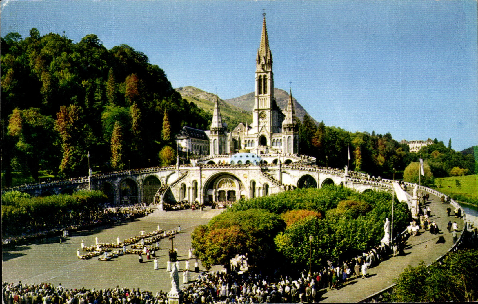 CPA Lourdes Patients attending the Way of Cross